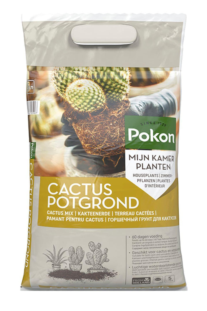 5L Pokon cactus potting soil for indoor plants with a mix designed for optimal growth