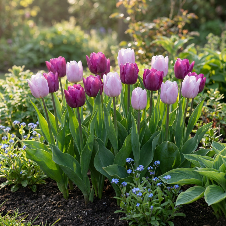 320x Tulipa Prince Mix Bulbs - Mixed - Spring Flowering - Size 11/16