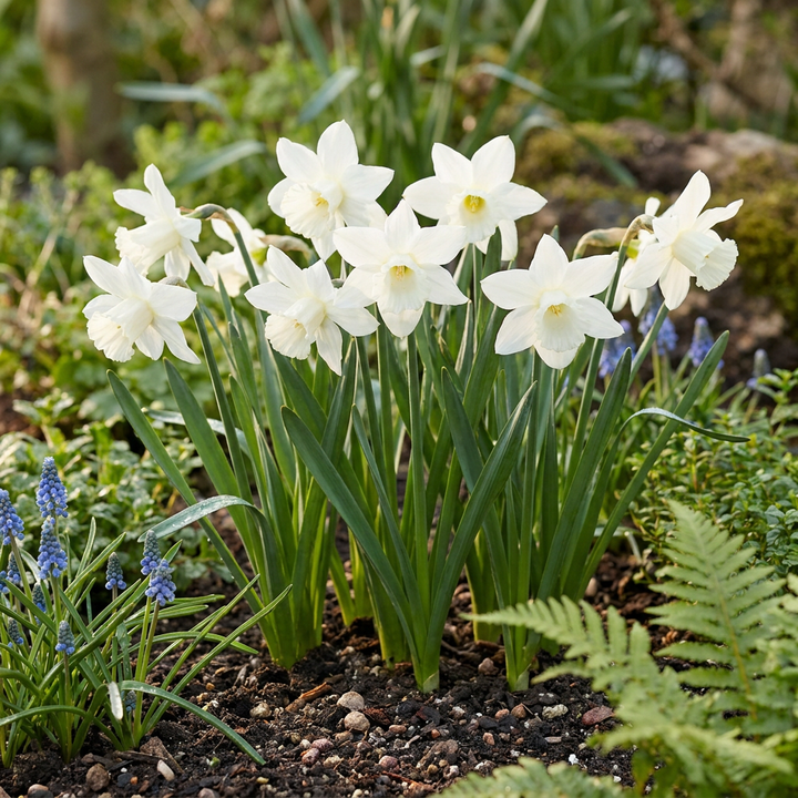 120x Narcissus 'Thalia' Daffodil Bulbs - White - Spring Flowering - Size 10/12