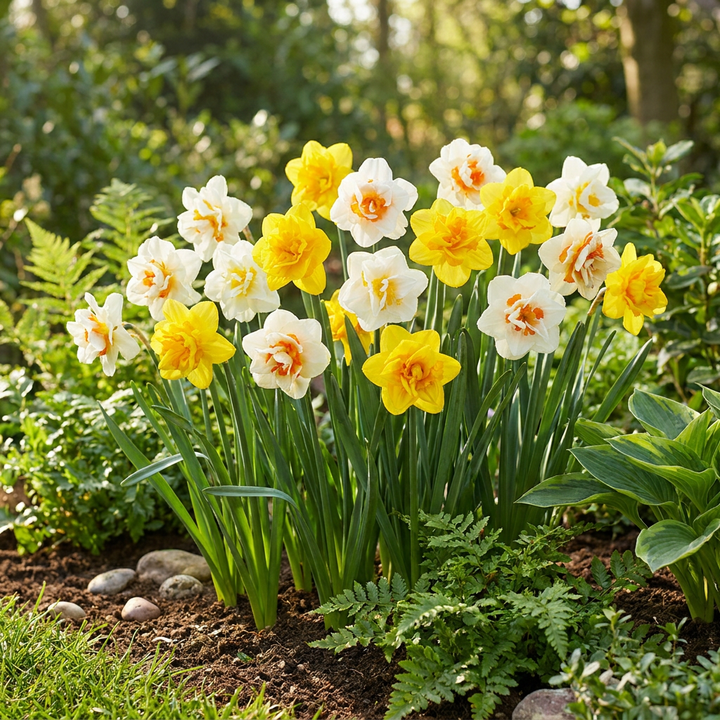 240x Double Narcissus Mix Bulbs - Mixed - Spring Flowering - Size 10/12