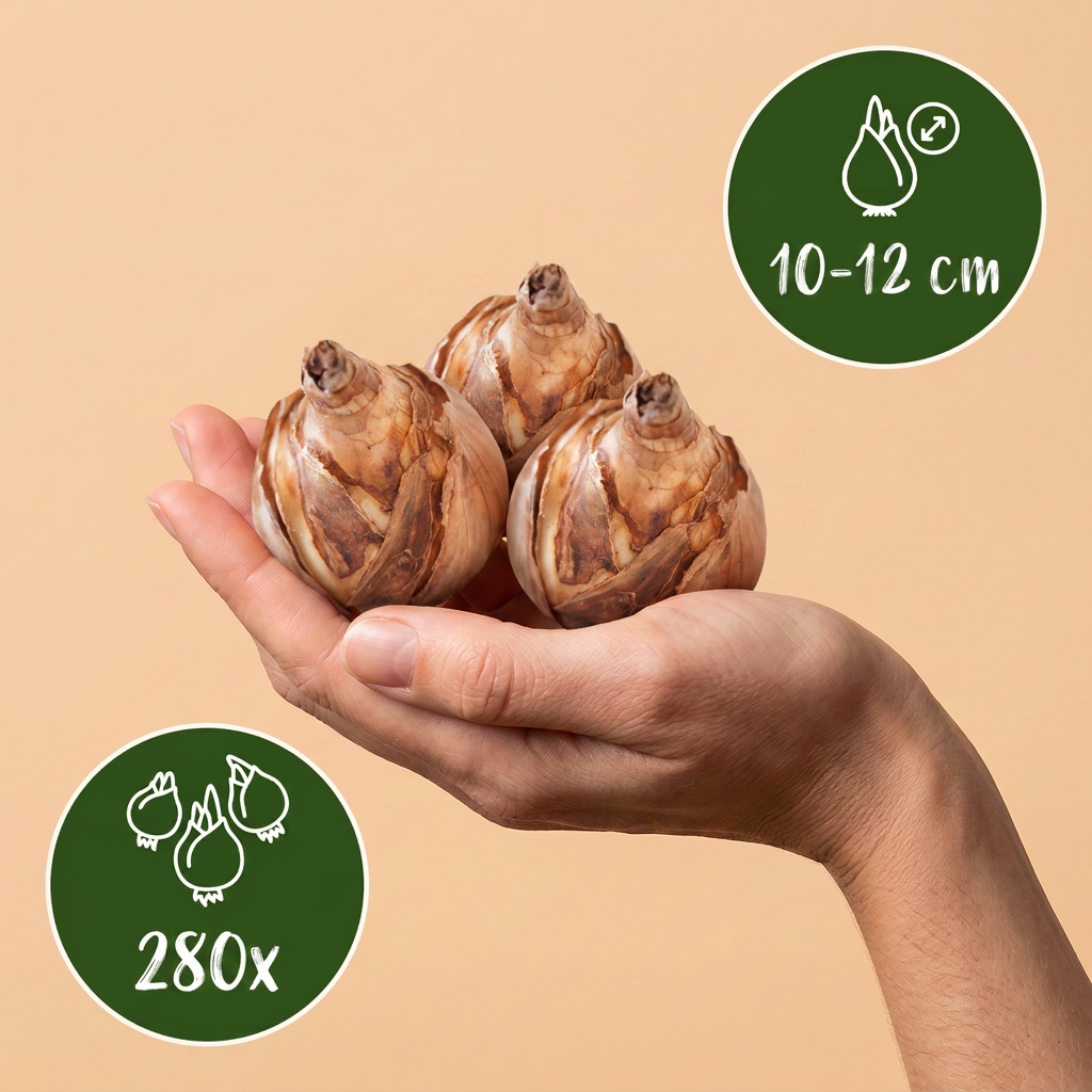 280x Dry Garden Bulb Collection - Mixed - Summer Flowering - Size 10/12