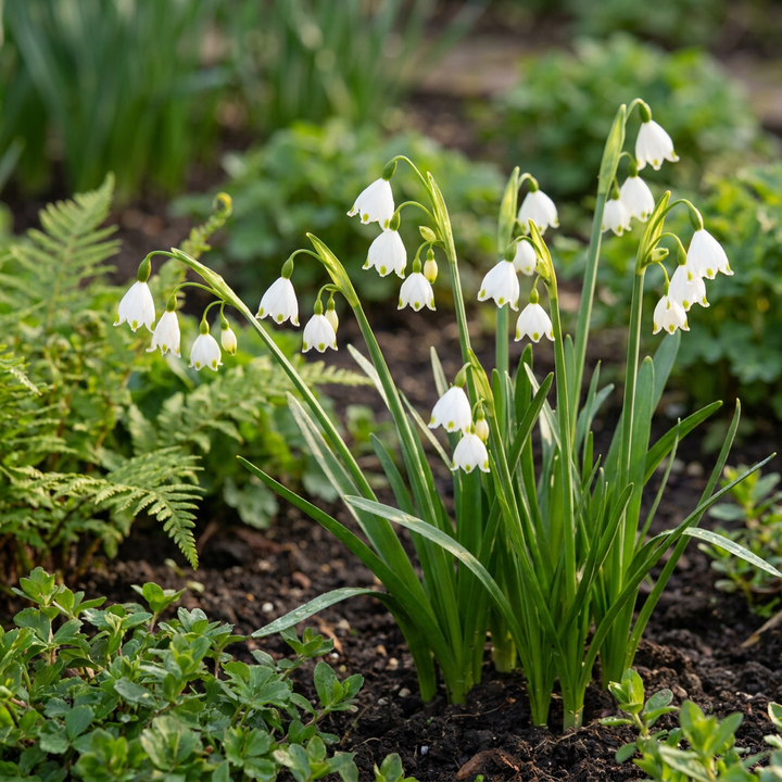 320x Leucojum aestivum (Summer Snowflake) Bulbs - White - Spring Flowering - Size 8/9
