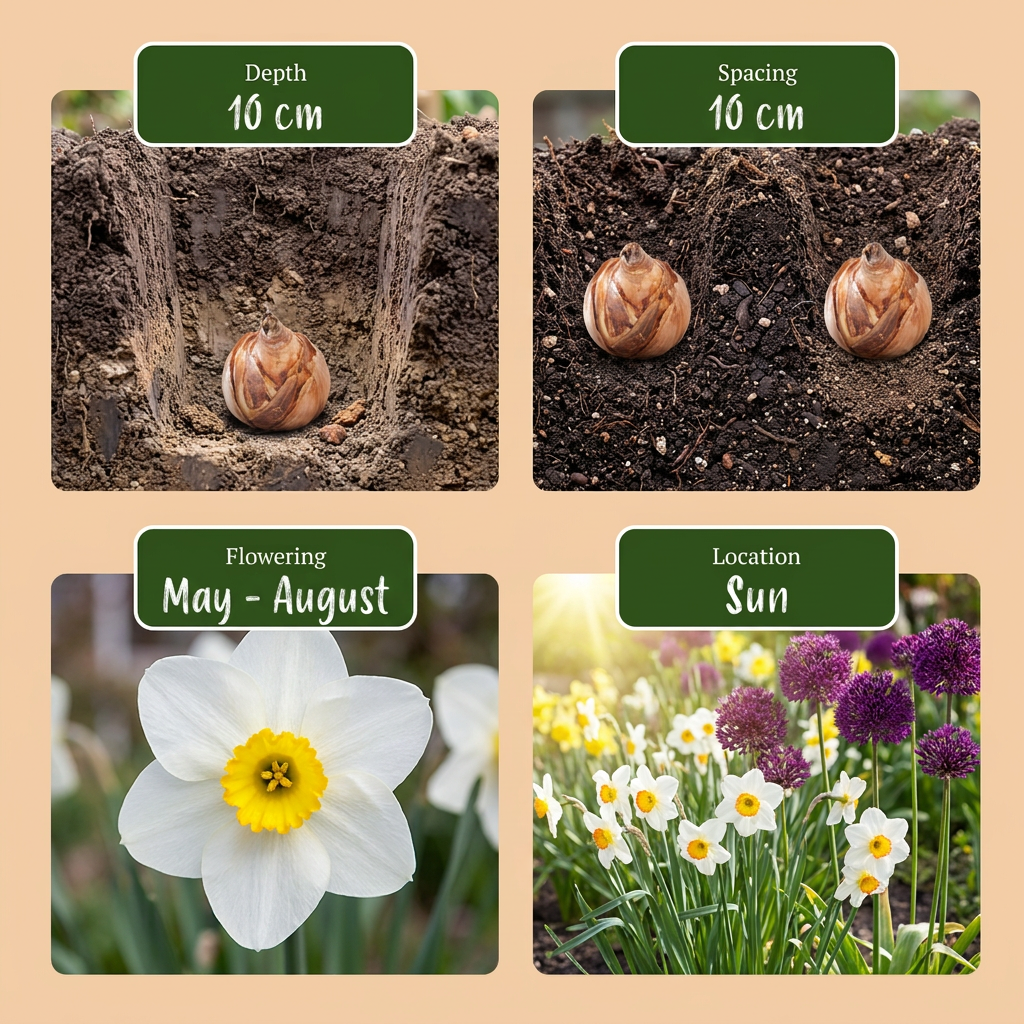 280x Dry Garden Bulb Collection - Mixed - Summer Flowering - Size 10/12