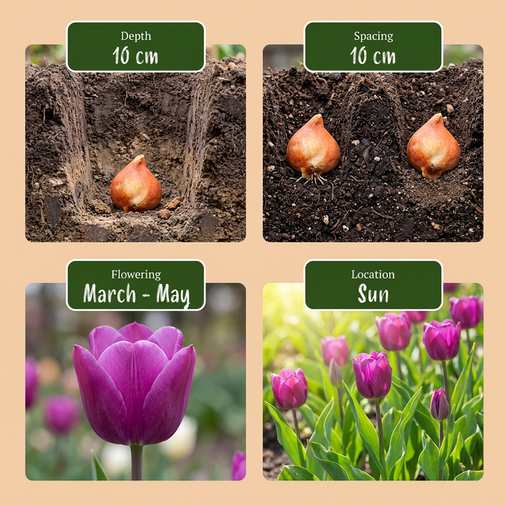 1000x Mixed Bulb Garden Collection - Mixed - Spring Flowering - Size 10/12