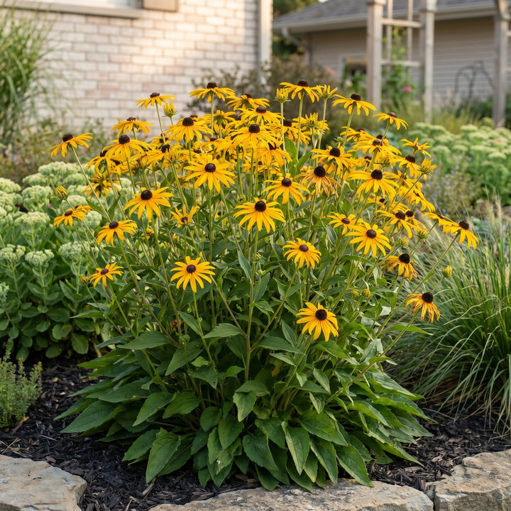 Pack of 24 Rudbeckia fulgida 'Goldsturm' black-eyed Susan plants in 11cm pots - view 6