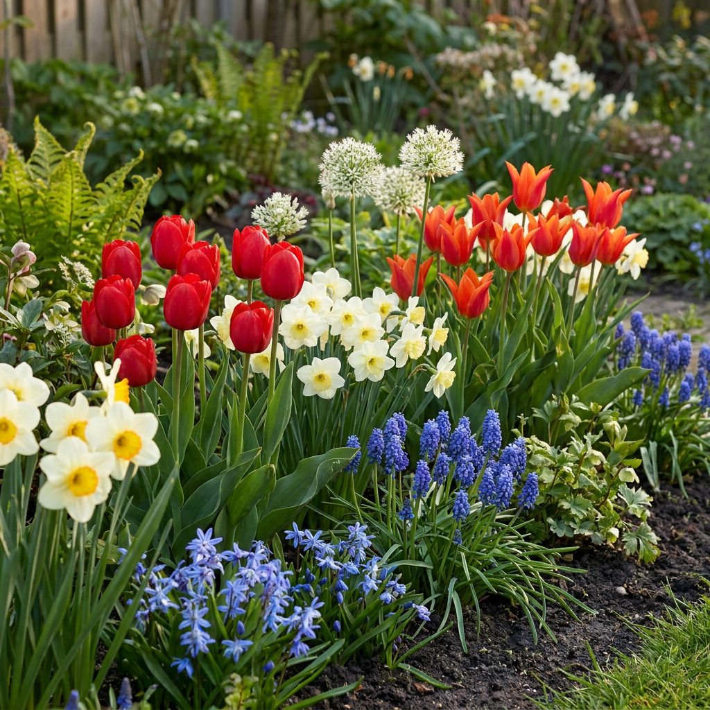 1000x Dutch Bulb Garden Collection - Mixed - Spring Flowering - Size 10/12