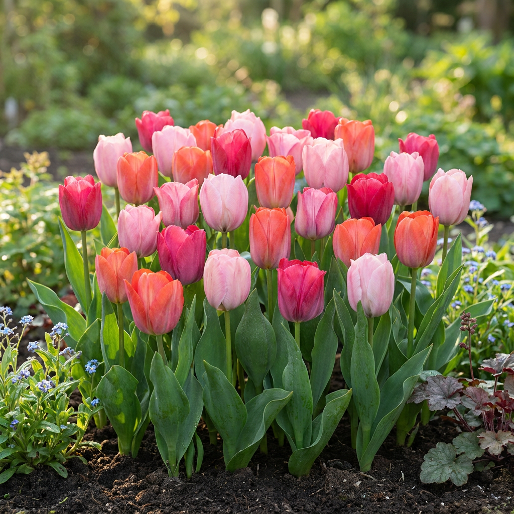 160x Tulipa Positive Vibe Bulbs - Mixed - Spring Flowering - Size 11/12