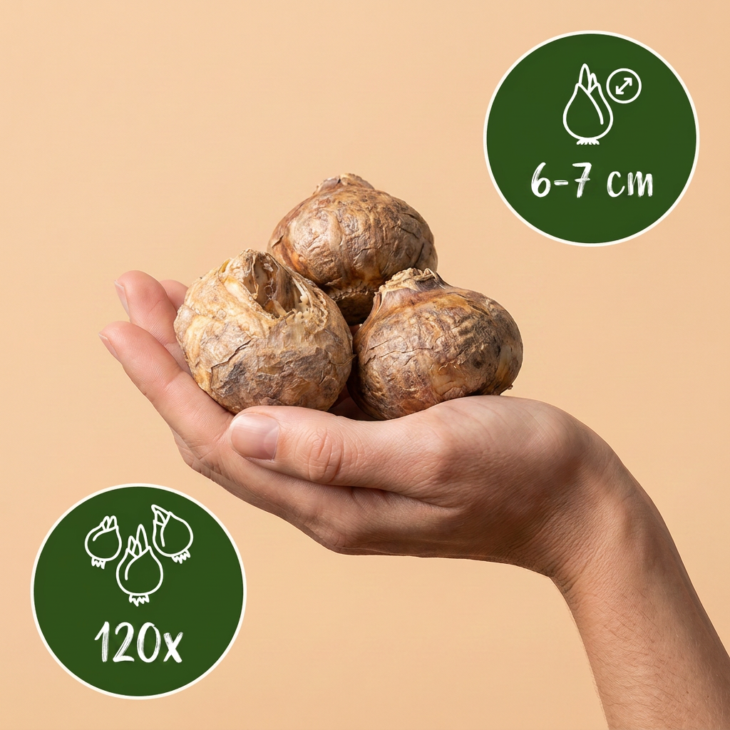 120x Fritillaria meleagris (Snake's Head Fritillary) Bulbs - Purple and White - Naturalising - Size 6/7