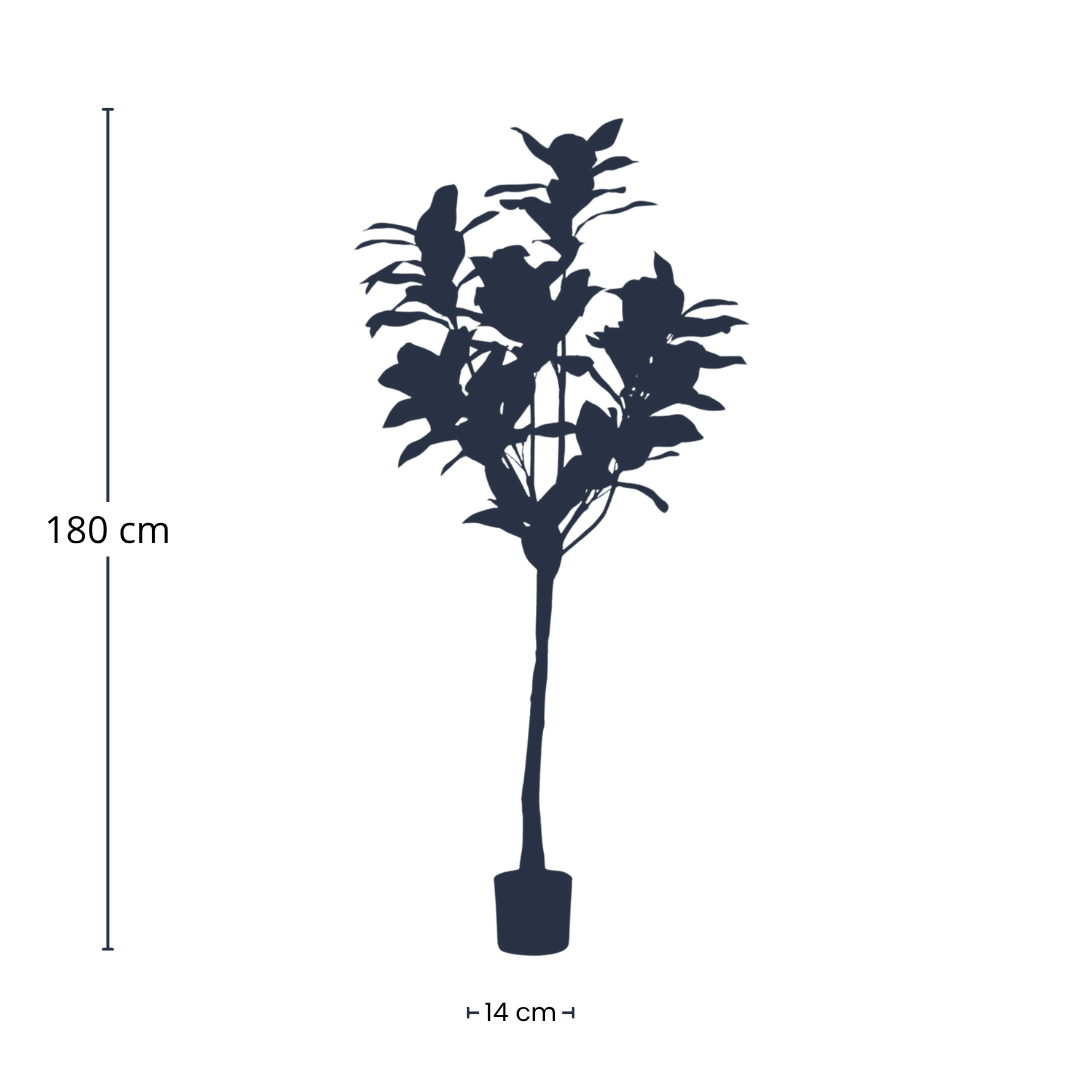 Faux Magnolia Denudata Tree | 150 cm Artificial White Flower Plant