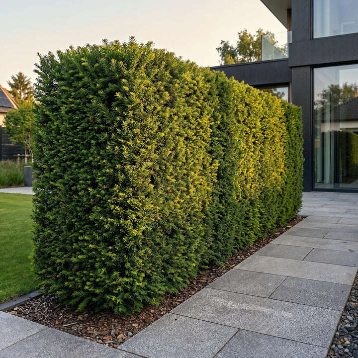 24 Taxus baccata yew hedging plants in 9cm pots, 20-30cm tall - view 6