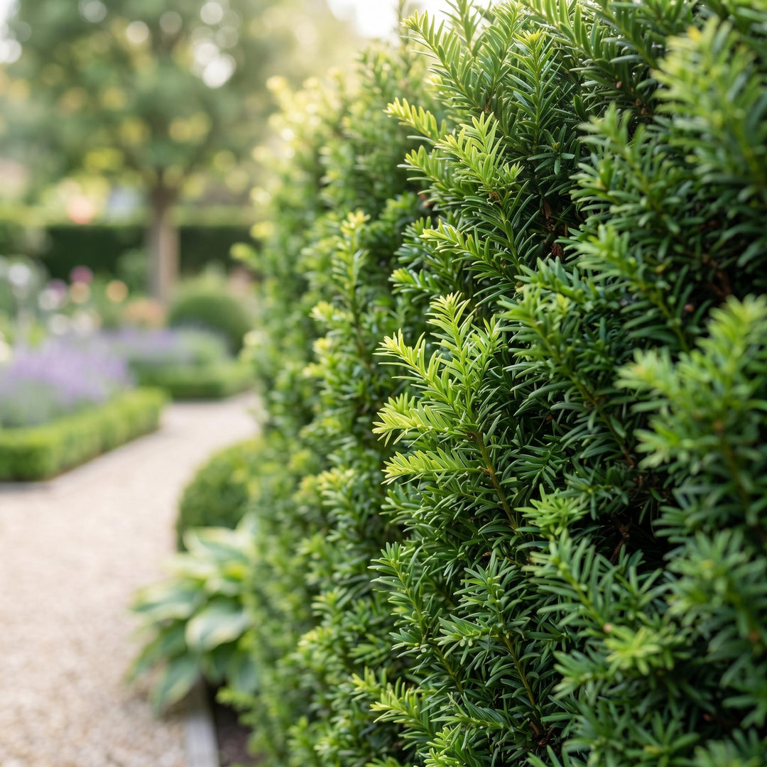 24 Taxus baccata yew hedging plants in 9cm pots, 20-30cm tall - view 5