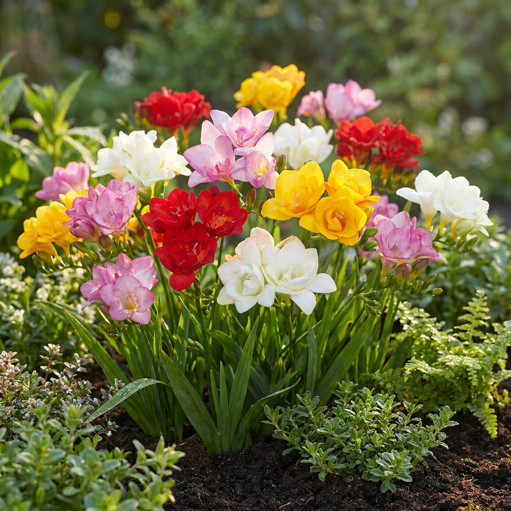160x Double Freesia Mix Bulbs - Mixed - Cut Flower - Size 5/+