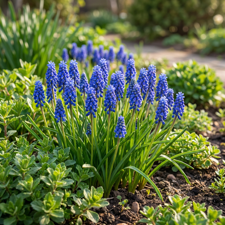 400x Muscari armeniacum (Grape Hyacinth) Bulbs - Blue - Naturalising - Size 8/9