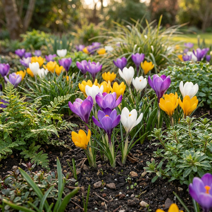 200x Species Crocus Mix Bulbs - Mixed - Naturalising - Size 5/6
