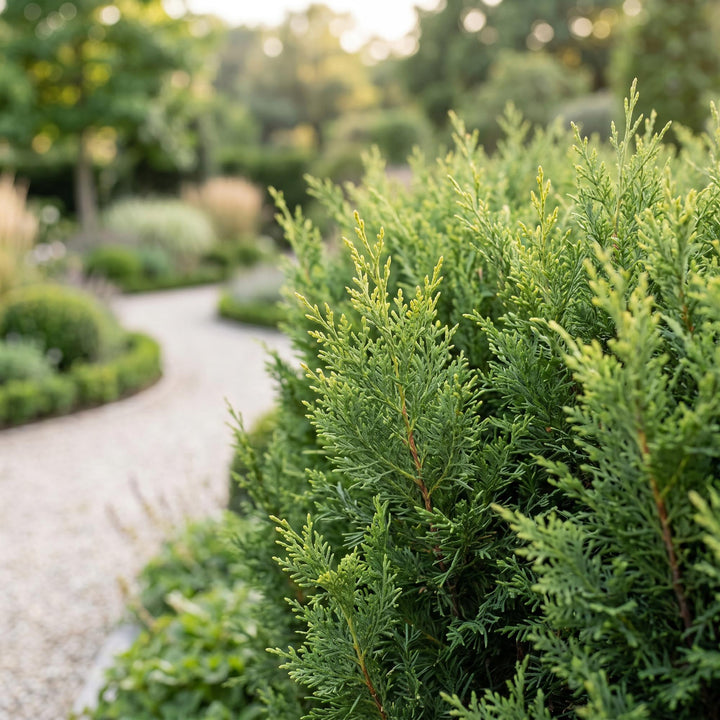 40 x Cuprocyparis leylandii '2011' Leyland cypress plants in 9cm pots, 30-40cm tall - view 5