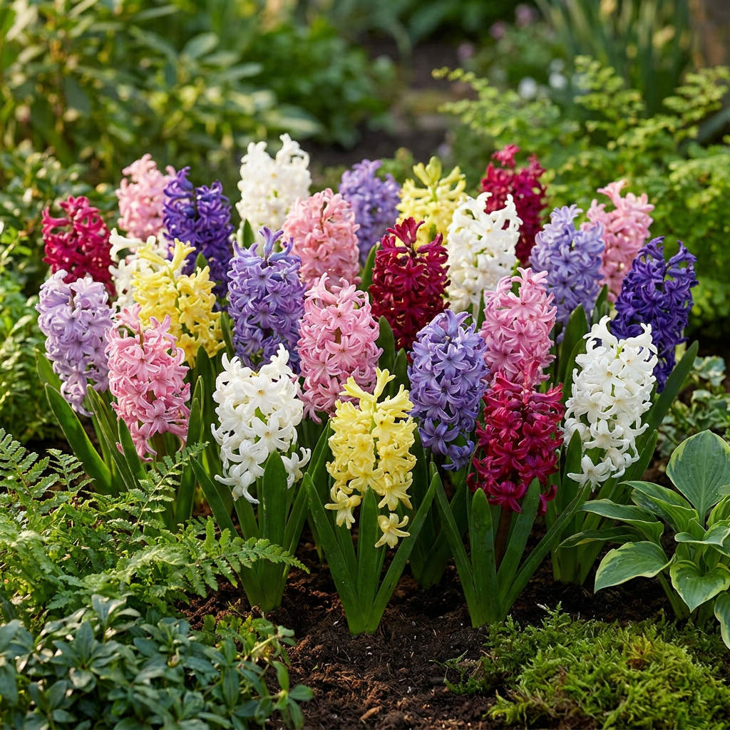 80x Hyacinthus Hyacinth Mix Bulbs - Mixed - Spring Flowering - Size 14/15