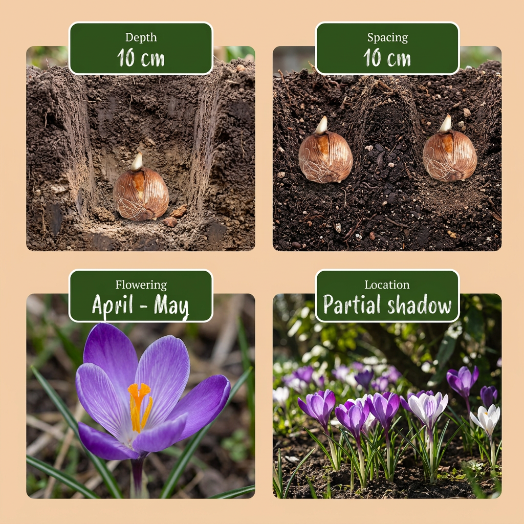 400x Shade Garden Bulb Collection - Mixed - Spring Flowering - Size 10/12
