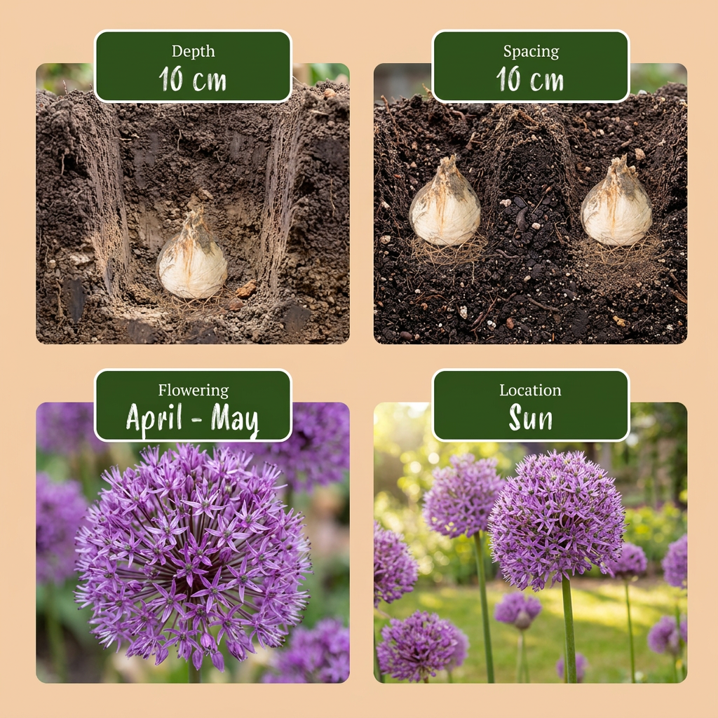 640x Allium Garden Collection - Mixed - Summer Flowering - Size 10/12