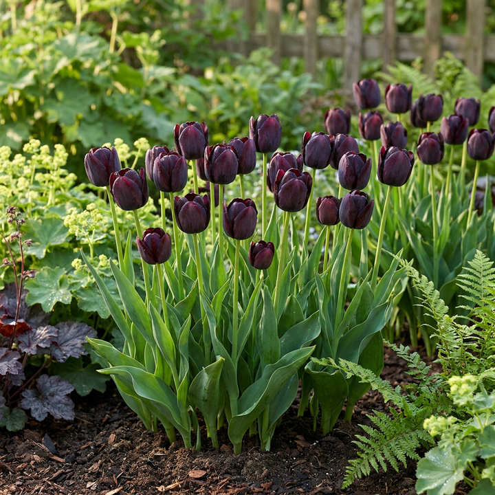 280x Tulipa 'Black' Tulip Bulbs - Black - Spring Flowering - Size 10/11