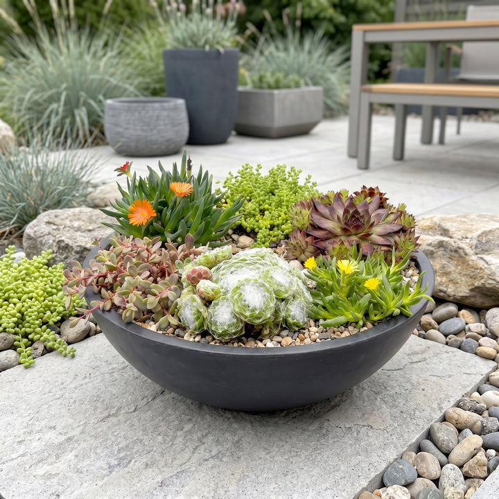 24x Alpine Perennial Mix - Hardy Alpine Perennials - 7cm Pot - 10-12cm