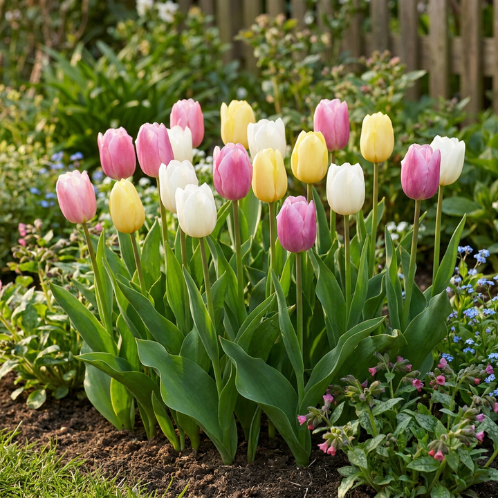 96x Tulipa Sorbet Mix Bulbs - Mixed - Spring Flowering - Size 11/12