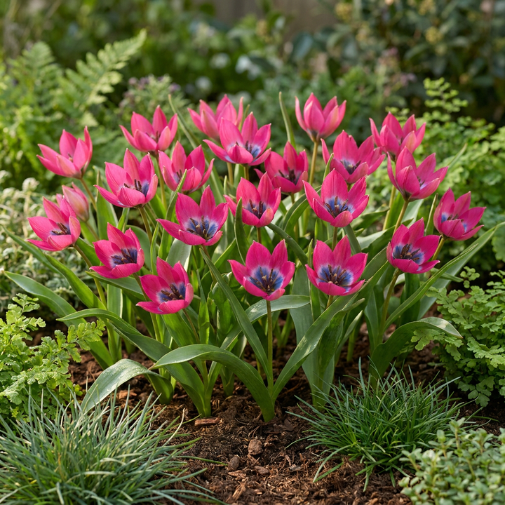 200x Tulipa 'Little Beauty' Species Tulip Bulbs - Pink - Spring Flowering - Size 6/+