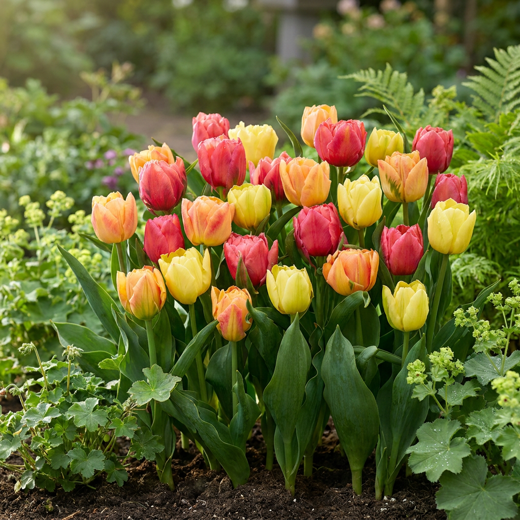 96x Tulipa Symbiosa Mix Bulbs - Mixed - Spring Flowering - Size 11/12