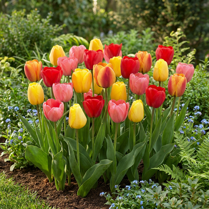 320x Tulipa Darwin Hybrid Mix Bulbs - Mixed - Spring Flowering - Size 10/12