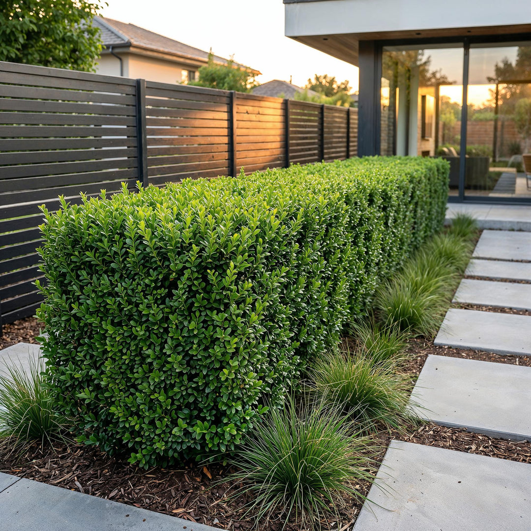 40x Buxus sempervirens boxwood hedging plants in 9cm pots - view 6