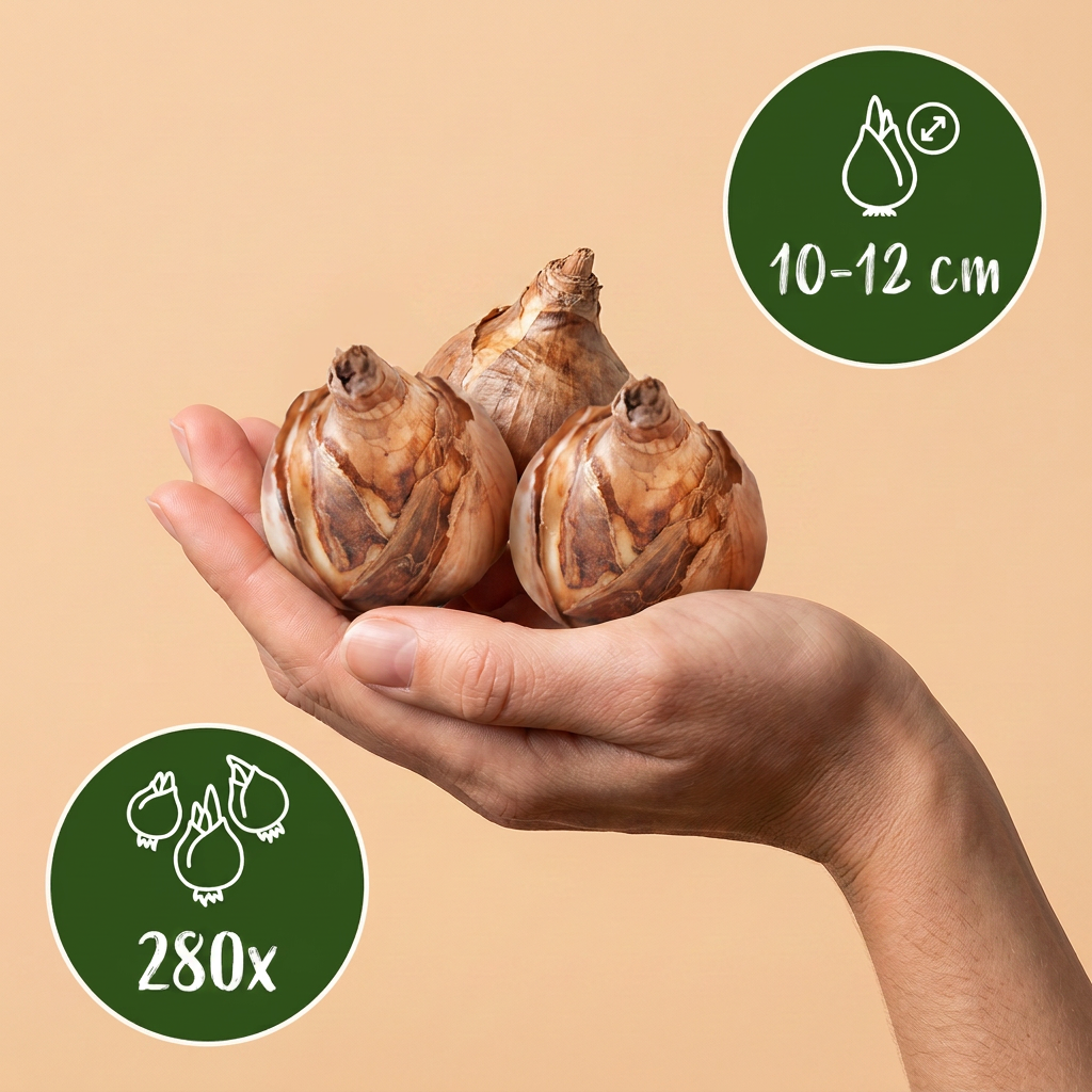 280x Sunny Garden Bulb Collection - Mixed - Spring Flowering - Size 10/12
