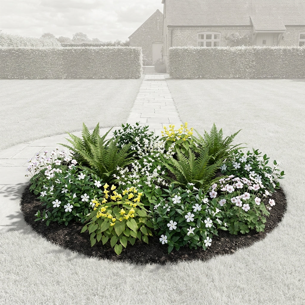 Perennial Border Package Lisbon — healthy root ball and nursery pot ready to ship from Ireland