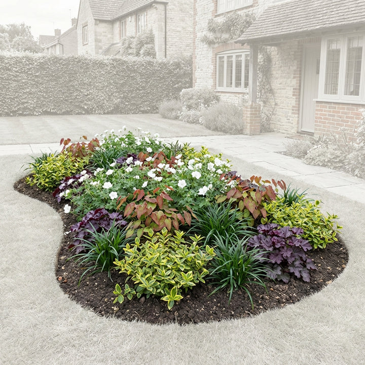 Perennial Border Package Rotterdam — healthy root ball and nursery pot ready to ship from Ireland