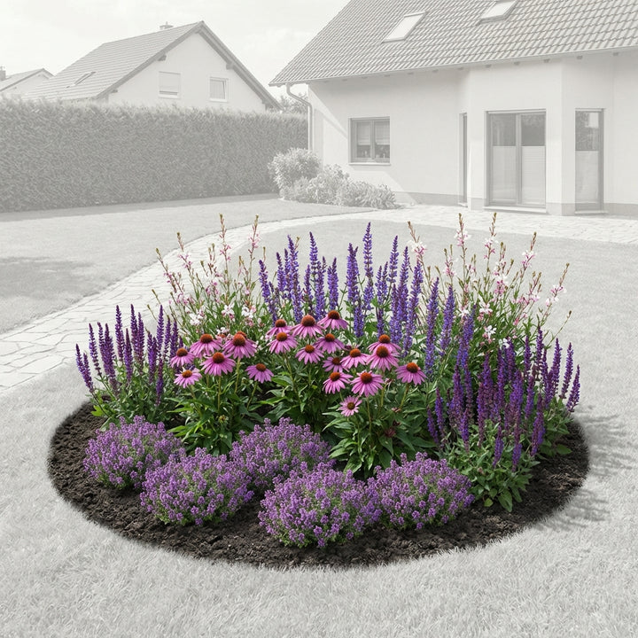 Perennial Border Package Braga — healthy root ball and nursery pot ready to ship from Ireland