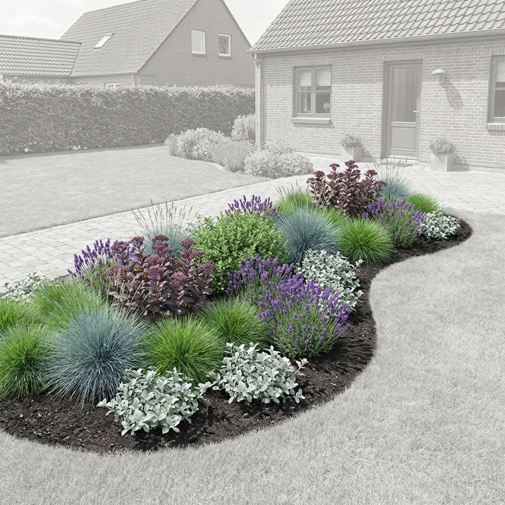 Perennial Border Package Marseille — healthy root ball and nursery pot ready to ship from Ireland