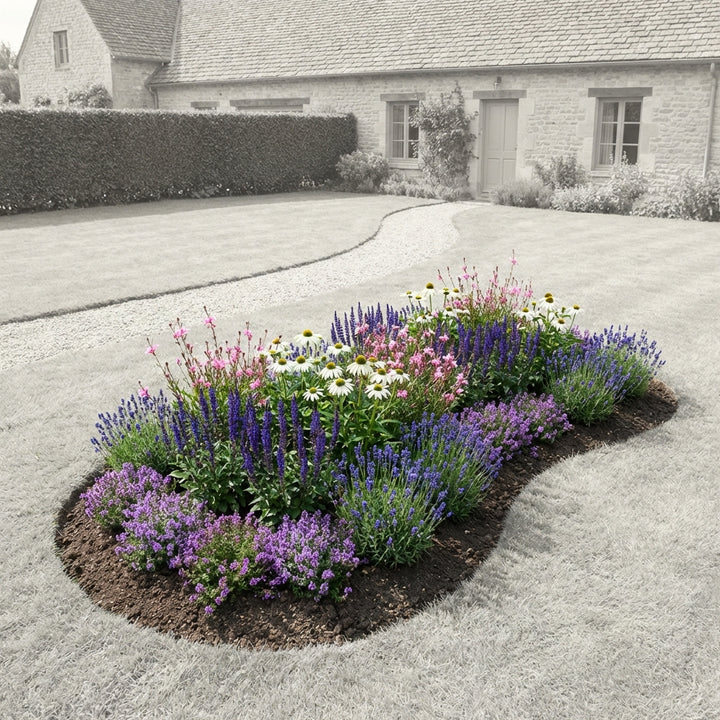 Perennial Border Package Moscow — healthy root ball and nursery pot ready to ship from Ireland