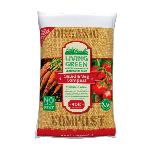 Organic Compost 80L - Peat Free Vegetable & Salad Growing Mix